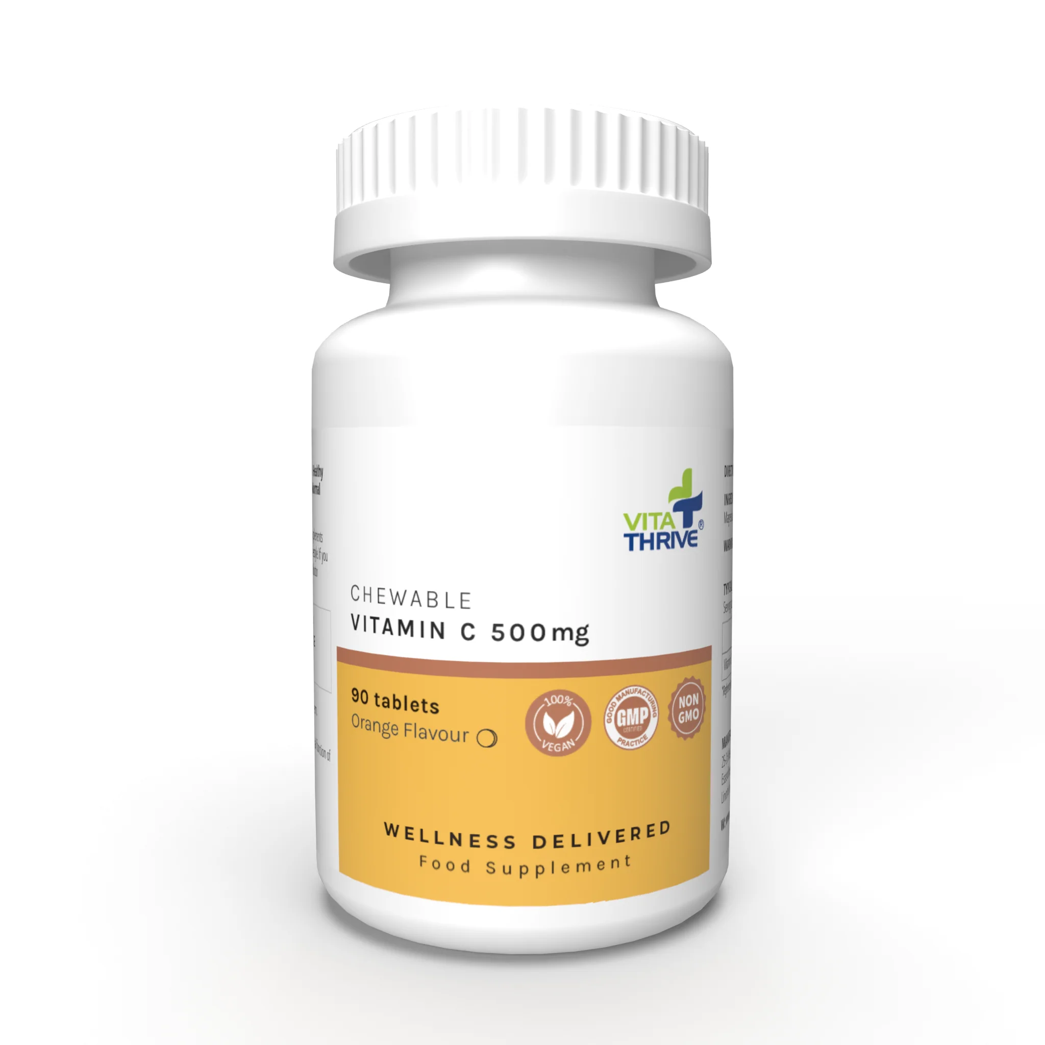 VitaThrive Vitamin C 500mg Chewable Tablets 90s