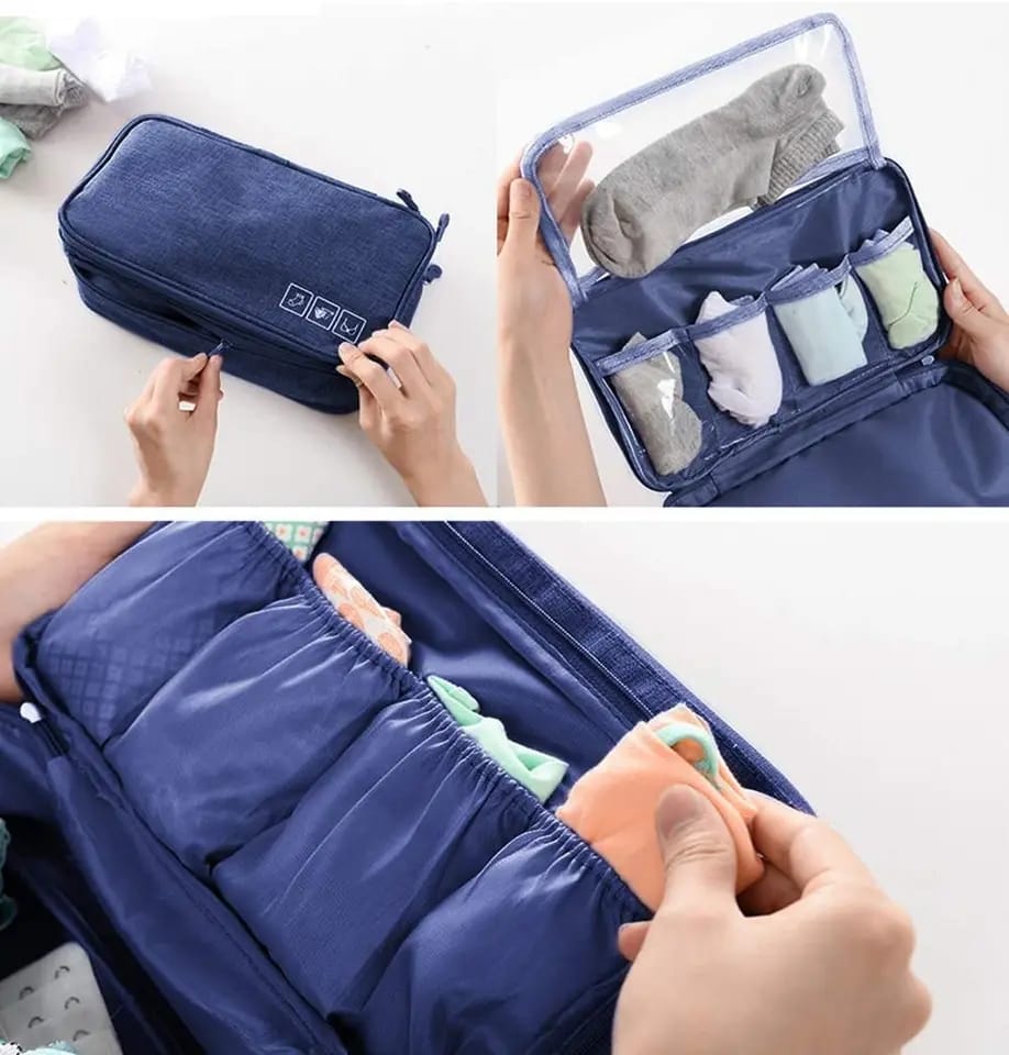 Portable Undergarments Organizer Bag Travel Inner Wear Bag