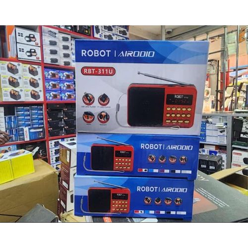 Robot Mini FM Radio RBT-311U Portable Compact Radio