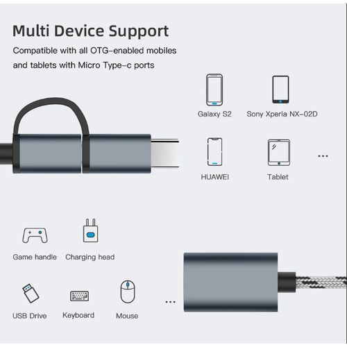 SPECIAL OFFER 2 in 1 OTG Type C & Android Micro-Usb Universal Cable