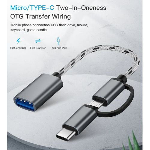 SPECIAL OFFER 2 in 1 OTG Type C & Android Micro-Usb Universal Cable