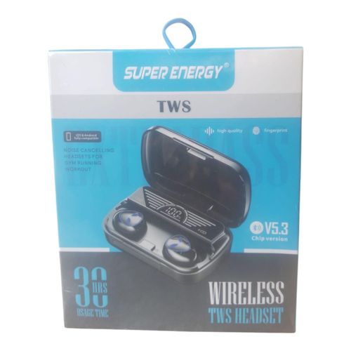 TWS SUPER ENERGY Wireless Earphones Airpods 5.3 Bluetooth Earpods