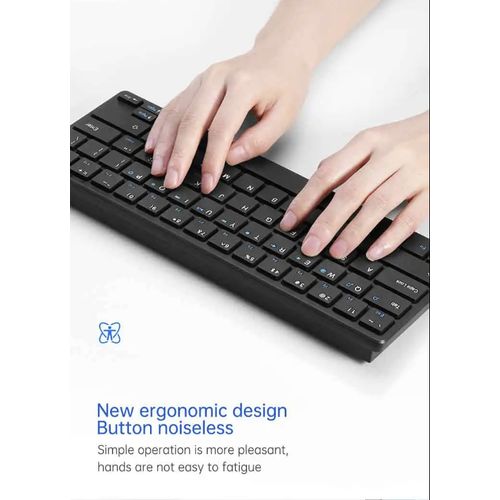 Wireless Mini Keyboard & Mouse Combo 2.4Ghz High Quality For Computer, Laptop, Mac