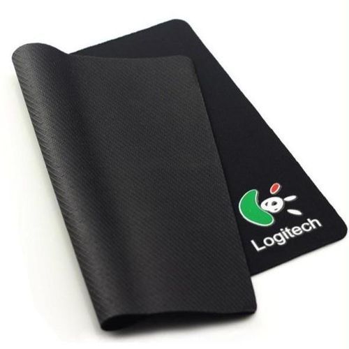 Logitech Plain Anti-Skid Mouse Pad, 4 Pack Smooth Gaming Mousepad, Non-Slip Rubber Base, Seamless & Precise Swipes, Laser & Optical Mouse Pad for Laptop Computer Office Home, Small Portable