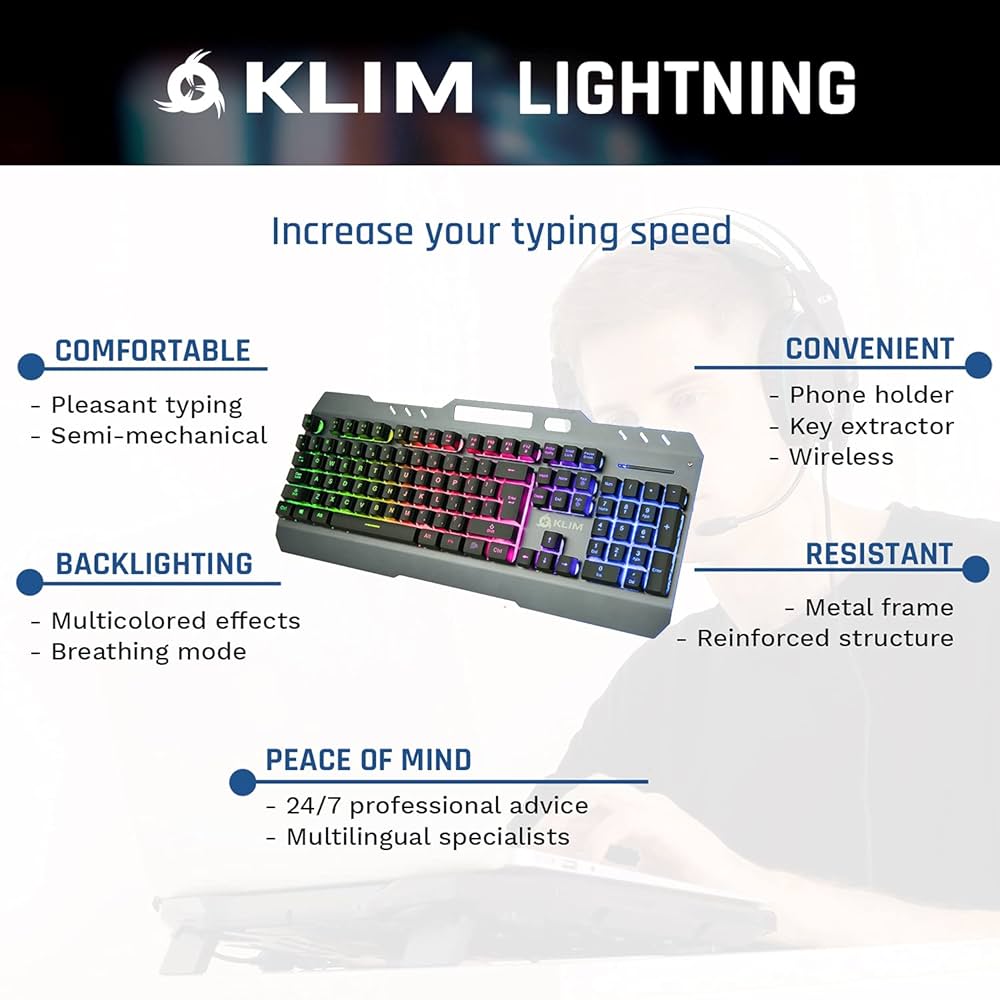 JEQANG Metal Gaming Keyboard and Mouse Combo With RGB LED Light High Quality For Computer, Laptop, Mac Wired Iron Plate Keyboard and Mouse Set Backlight