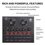 Professional BM-800 Microphone Podcast Kit With V8 Live Sound Card, Condenser Stand