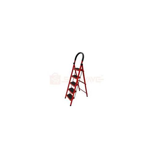 Space saving 5 Step Ladder Folding Step Stool Stepladders with Anti-Slip and Wide Pedal for for Home,Kitchen, Garden, Office, Warehouse