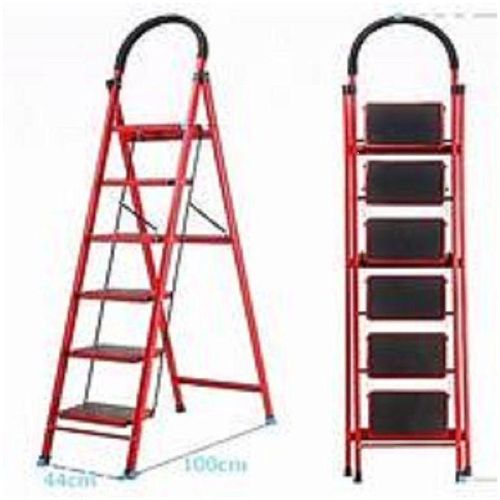 Space saving 6 Step Ladder Folding Step Stool Stepladders with Anti-Slip and Wide Pedal for for Home,Kitchen, Garden, Office, Warehouse
