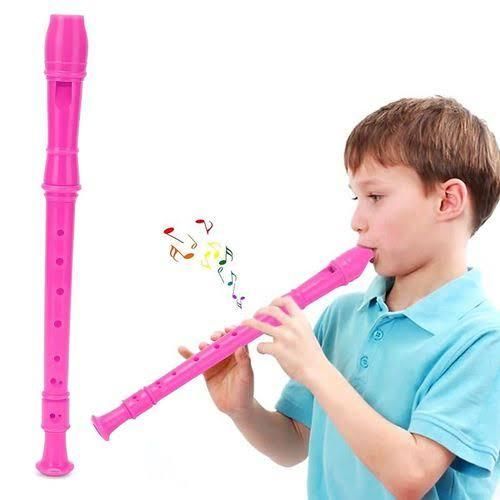 Fun Flute Musical Instrument For Kids And Adults Unisex Multicoloured Flute