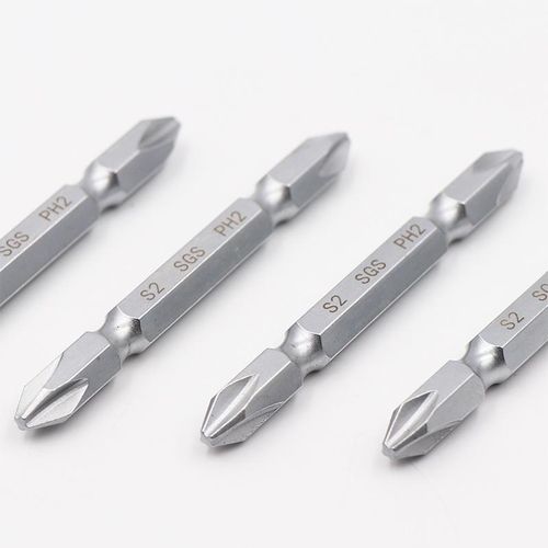 Jumlee 10pcs Magnetic Double End PH2 Screwdriver Bit Set – 10pcs 65mm, 1/4" Hex Shank Drill Driver Bits