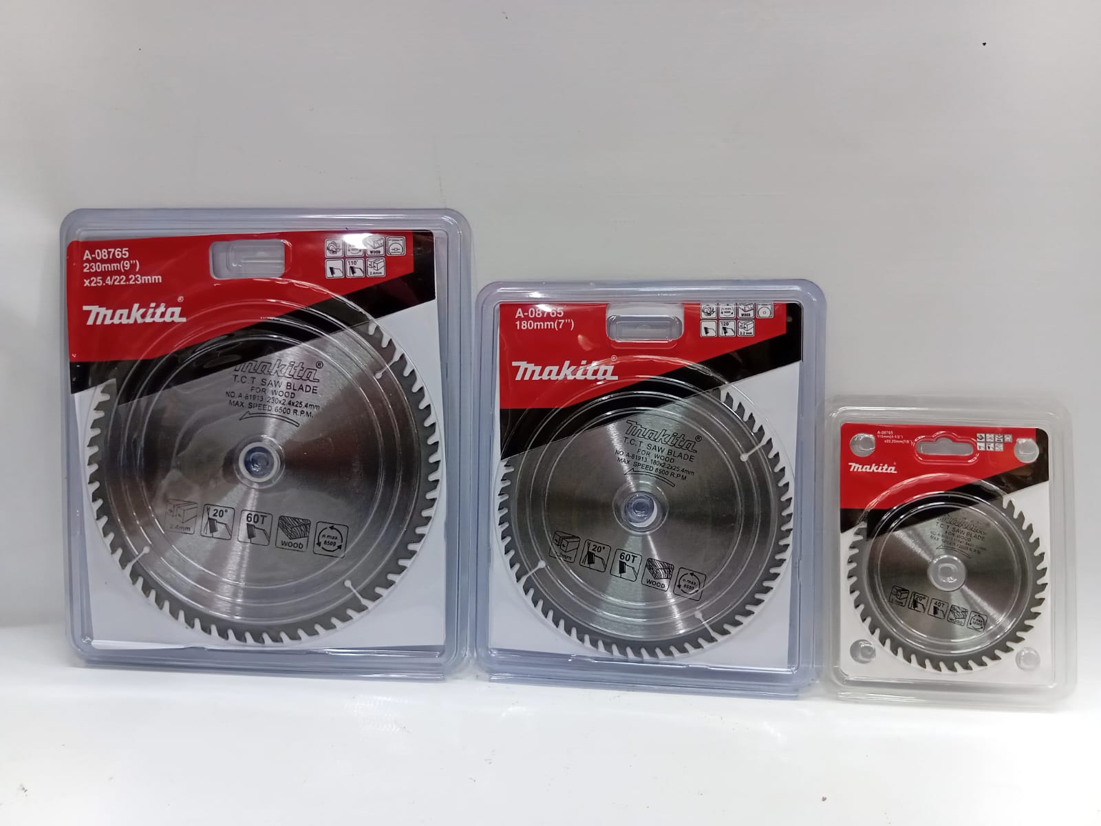 Makita Circular Saw Blade Professional TCT Saw Blades for Wood Cut- 9", 7", 4.5" HEAVY DUTY