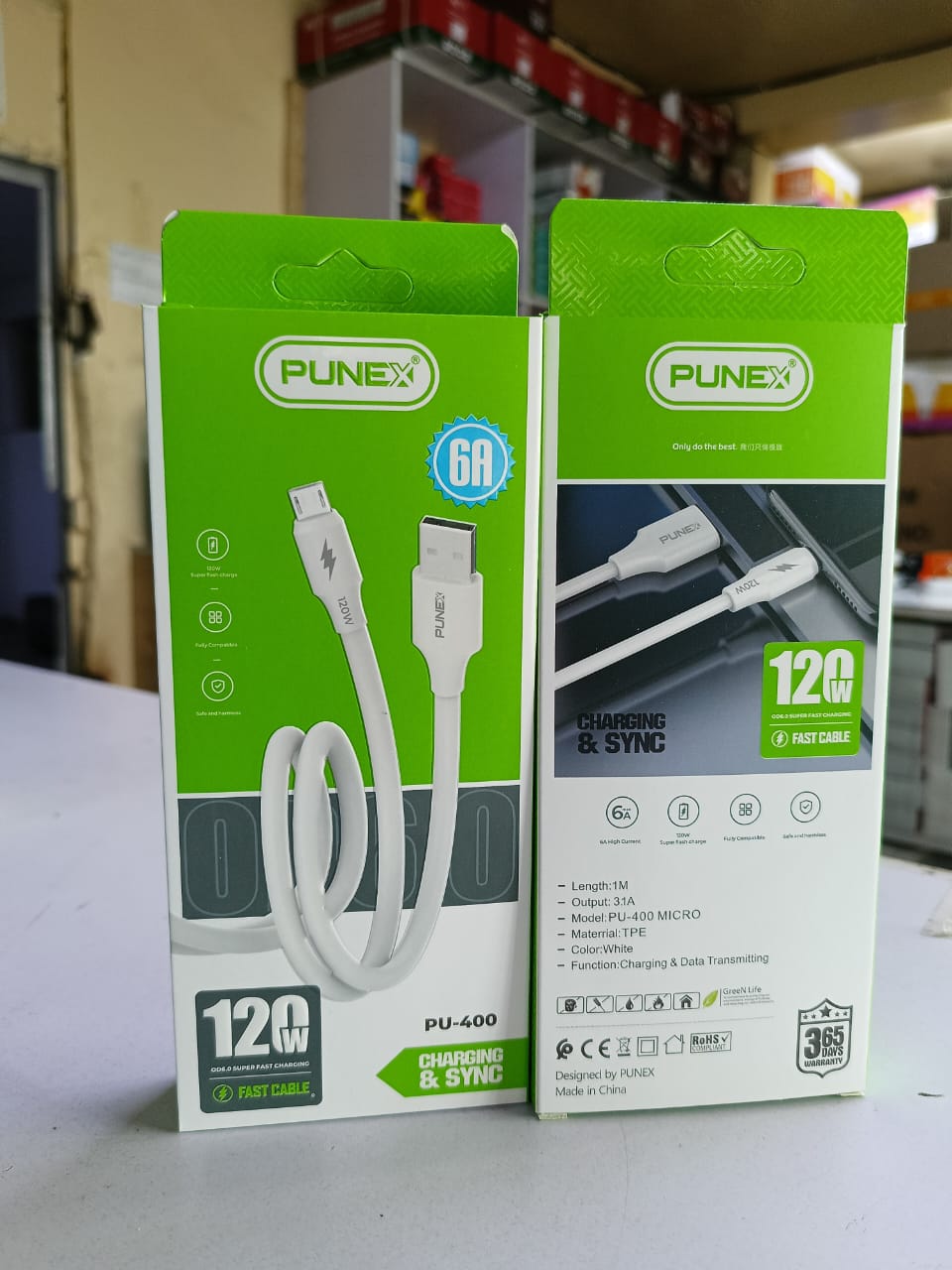 Punex CHARGER & SYNC CABLE FOR Micro-USB 120Watts Original Micro-USB Android Super Fast Charge Cable, High Speed USB Connectivity