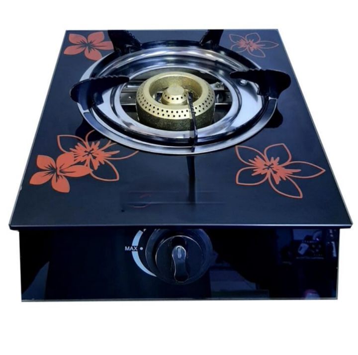 Eurochef Single 1 Burner Gas Cooker Table Top GLASS