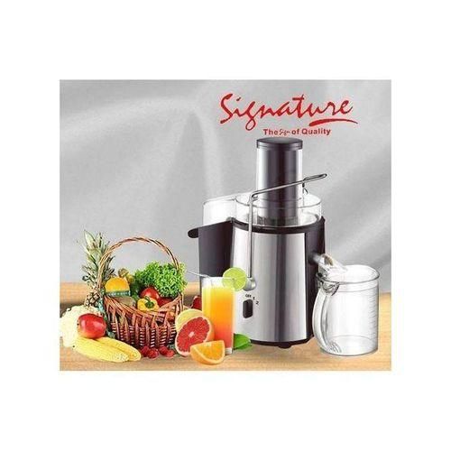 Signature Electric Juice Extractor 850 Watts Heavy Duty Juicer Machine/ Extractor For Whole Fruit & Vegetables With 1 Year Warranty - Stainless Juicer/ Blender