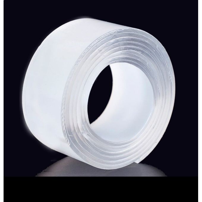 Nano Double Sided Tape 1m  Heavy Duty Transparent Adhesive Strips Strong Sticky Multipurpose Reusable Waterproof Mounting Tape