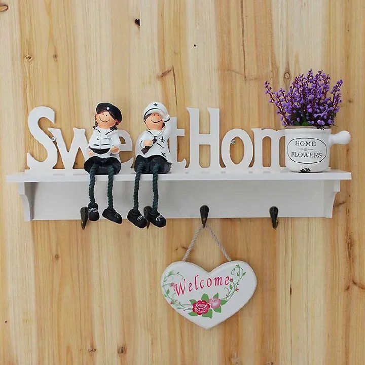 New Arrival Letter Style Wall Shelf Display Hanging Shelf Storage Rack Home Decor Floating Shelf