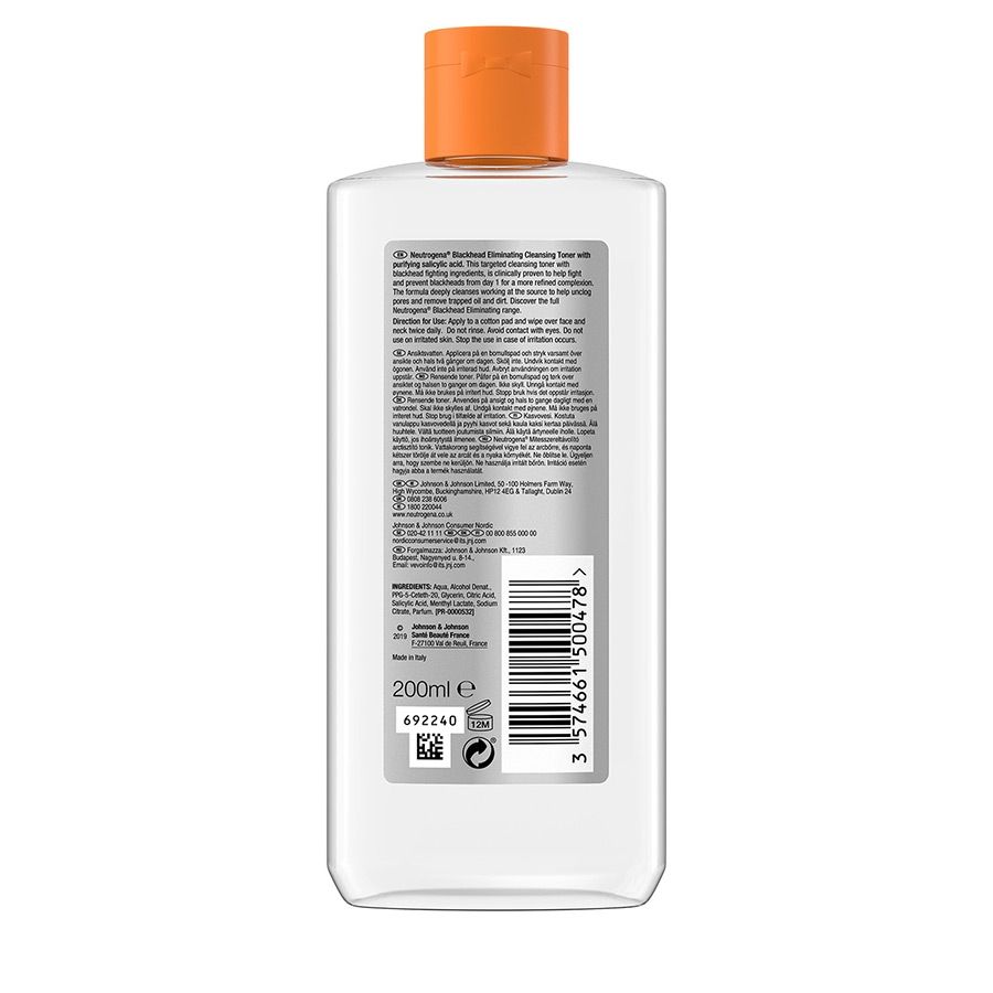 Blackhead Eliminating 0.5% Salicylic Acid Cleansing Toner