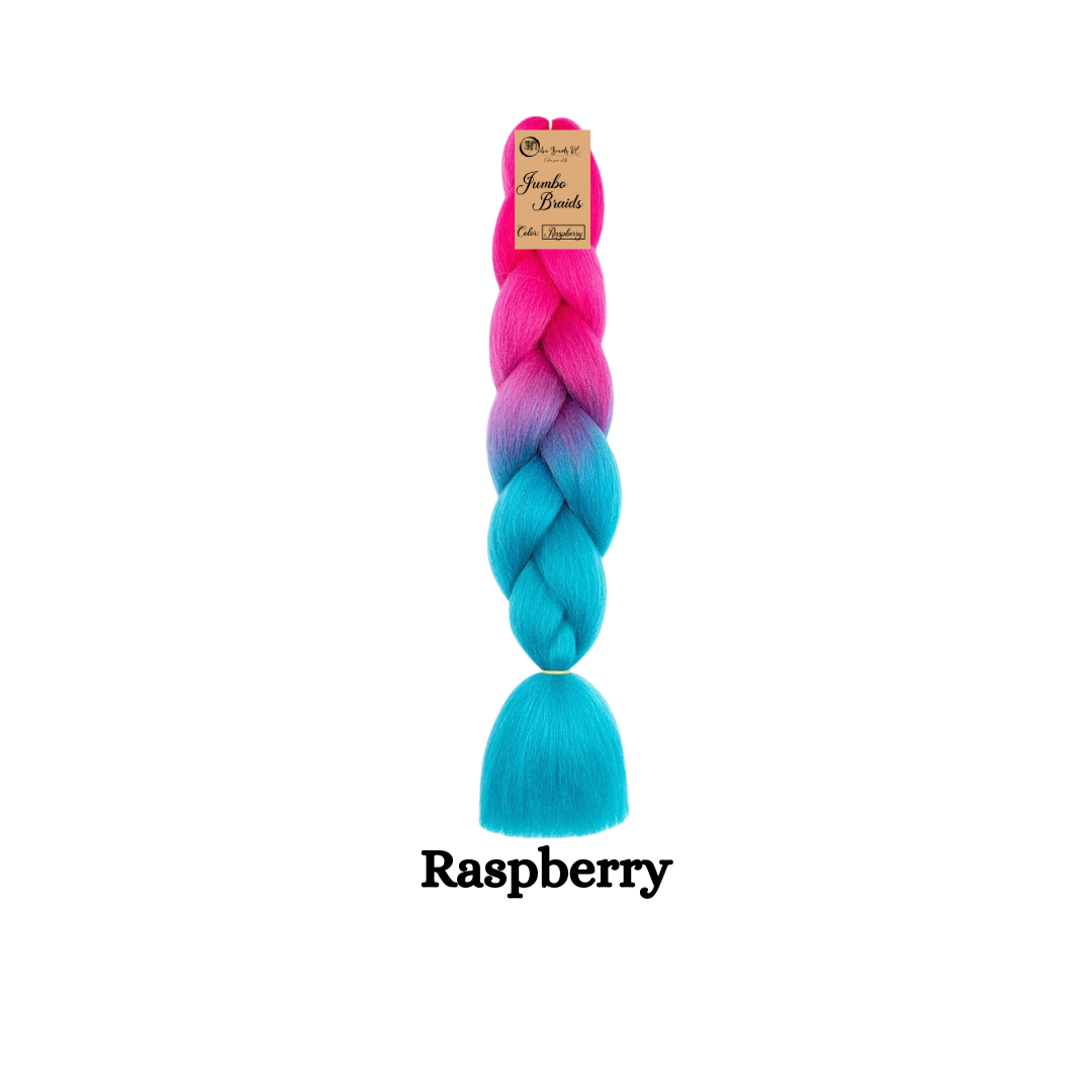 Colorful Ombre Braids for Kids for Box Braids Knotless Braids Cornrows and Twist Hairstyles