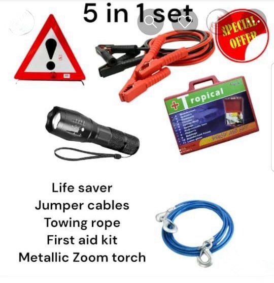 Complete Car Safety Kit 5 in 1