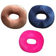 Chair Cushion Memory Foam Donut Pillow for Tailbone Pain Relief and Hemorrhoids, Postportum and After Surgery Sitting Relief,