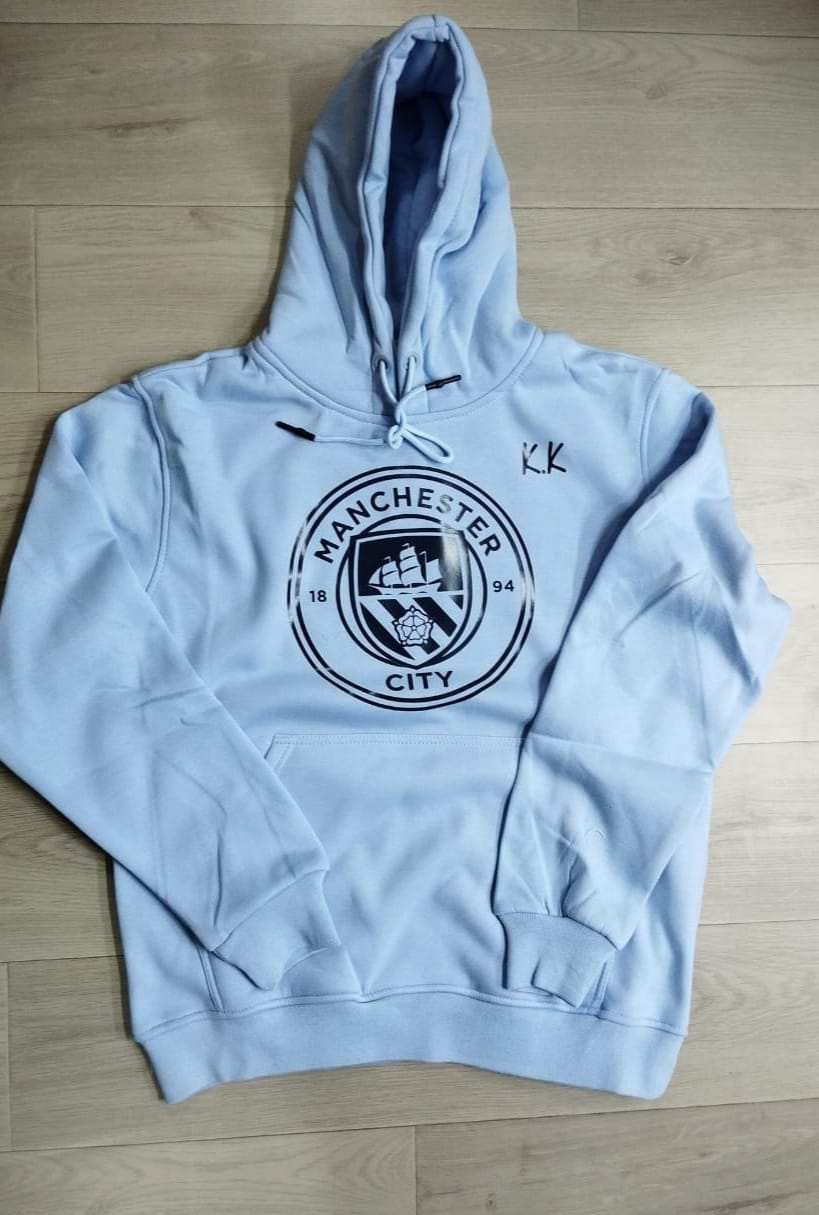 Best Quality New season Manchester city Heavy Hoodie with Two Pockets Unisex Adult Sizes S to 4XL