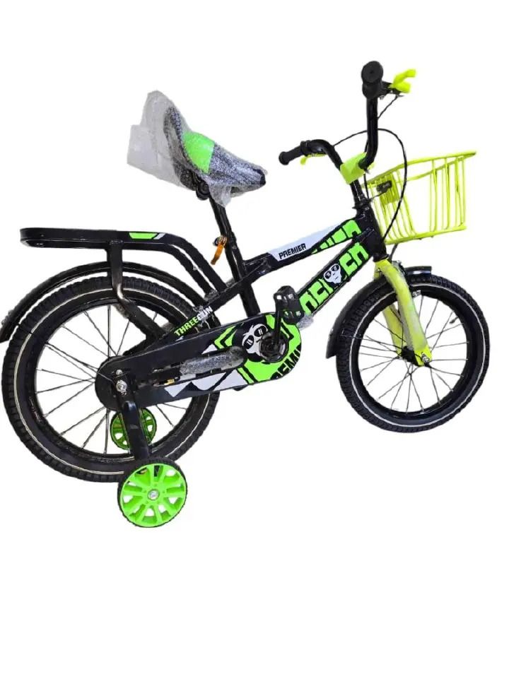 SIZE 20 3 GUN KIDS BICYCLES CHILDREN BICYCLES WITH TWO SIDED WHEELS WITH A BASKET