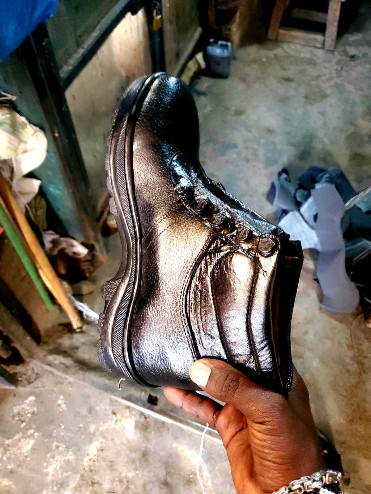 Men's ​Shoes Fashion Boots Home And Industrial Safety Boots Bootie Labor Protection Shoes Anti-Smash Anti-Puncture Wear-Resistant Rubber Sole Work Shoes Protective High-Top Boots Men Shoe
