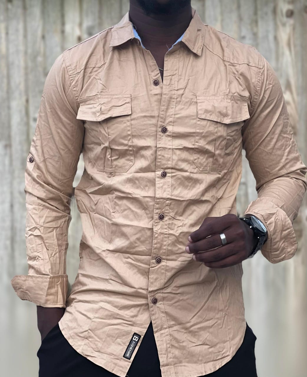 Fashion  Men's Official Shirt Professional Wear Classic and Casual Long-Sleeve Button-down Shirt, Available In Different Colors. Slim Fit Designed For Both Style And Comfort