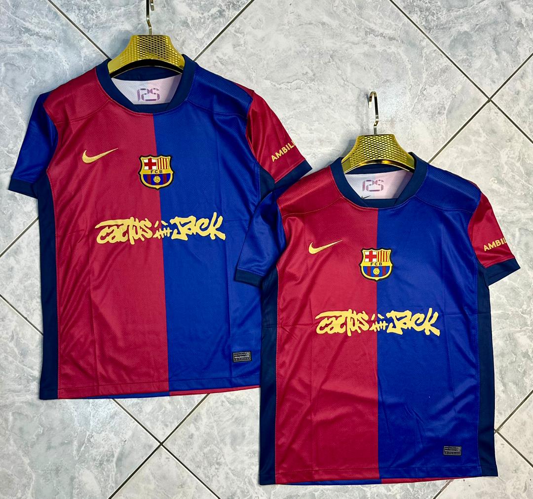 Barcelona x Travis Scott Jersey – Best Quality Original Authentic Football Jersey (Unisex)