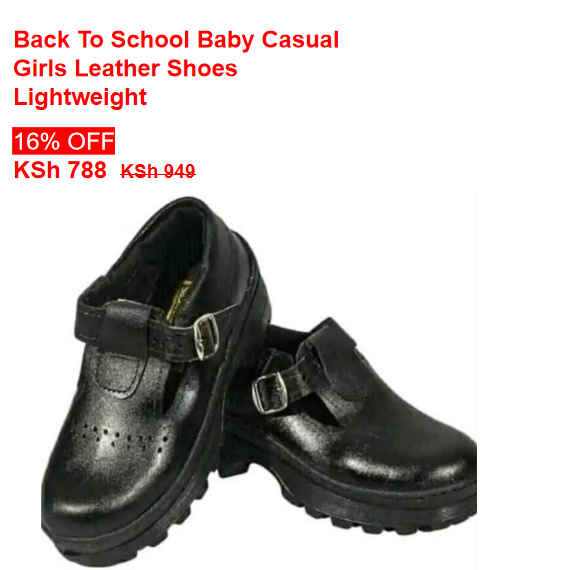 OFFER OFFER! GENUINE LEATHER SCHOOL SHOES FOR GIRLS, COMFORTABLE, LIGHTWEIGHT, TOUGHEES STYLE, PERFECT FOR KIDS ALL DAY USE, IDEAL FOR SPRING, AUTUMN & ALL SEASONS, SOLID BLACK CASUAL SCHOOL SHOES
