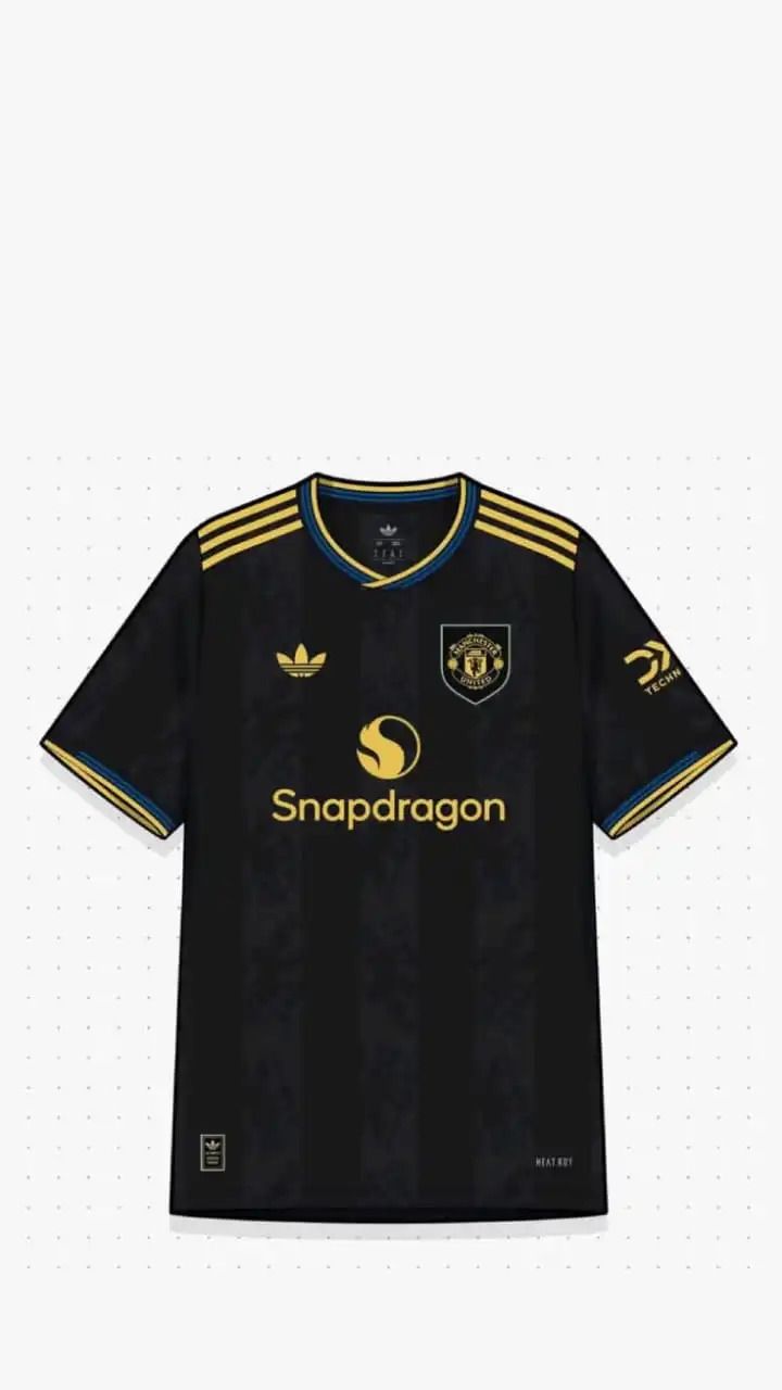 Manchester united New 25/26 Black third kit jersey high quality product Man united