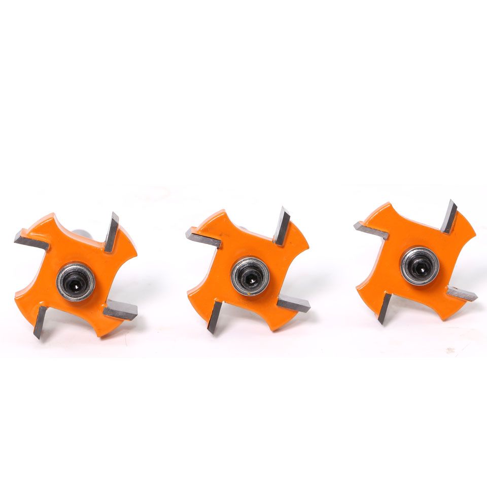 8mmShank T type bearings wood milling cutter Industrial Grade Rabbeting Bit woodworking tool router bits for wood