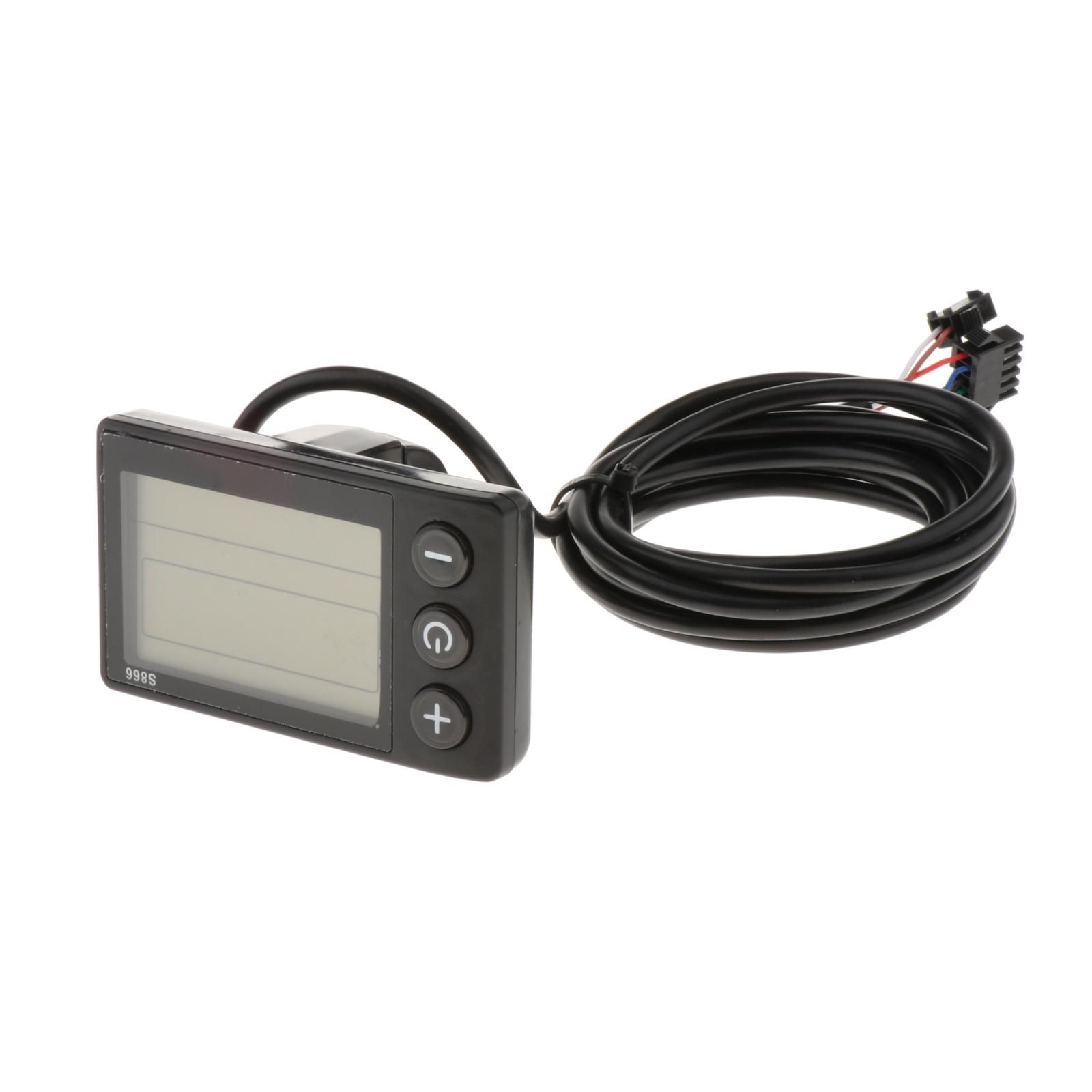 24V 48V XT60 350W Electric Bicycle Controller with LCD Display Panel E bike Electric E Bike Scooter Part s866