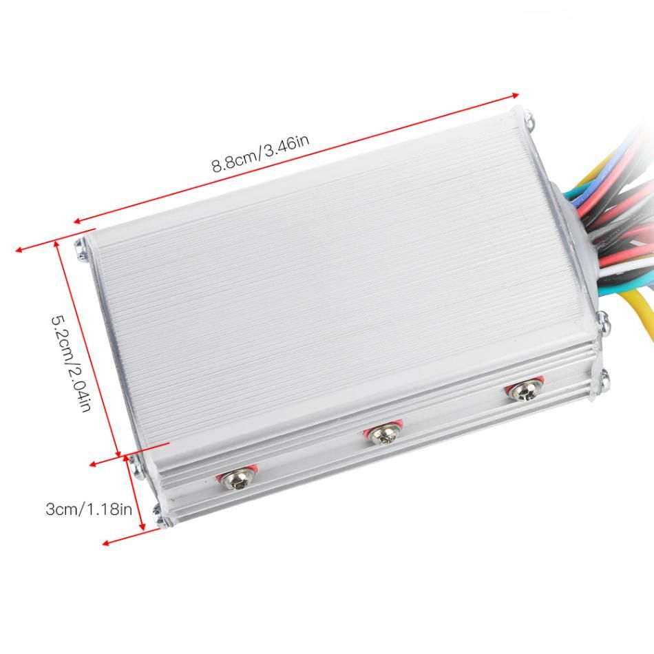 24V 48V XT60 350W Electric Bicycle Controller with LCD Display Panel E bike Electric E Bike Scooter Part s866