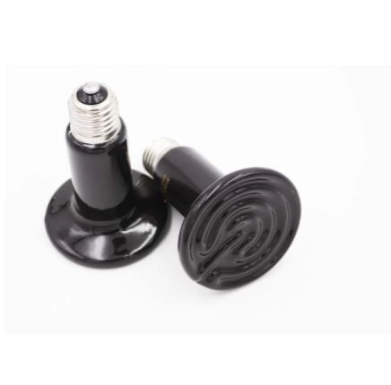 Pet Heating Light Bulb Infrared Black Ceramic Emitter Heat Lamp Bulb For Reptile Animals Heater Brooder ceramic heater