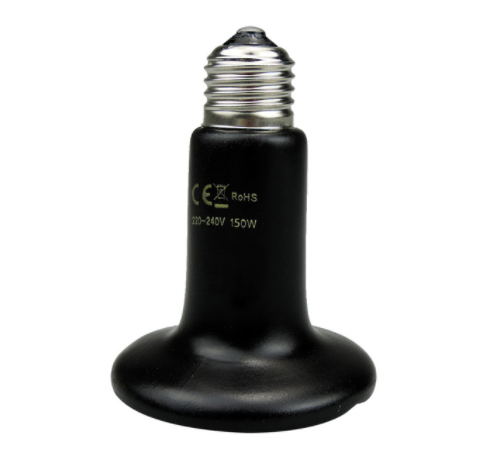 Pet Heating Light Bulb Infrared Black Ceramic Emitter Heat Lamp Bulb For Reptile Animals Heater Brooder ceramic heater