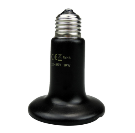 Pet Heating Light Bulb Infrared Black Ceramic Emitter Heat Lamp Bulb For Reptile Animals Heater Brooder ceramic heater