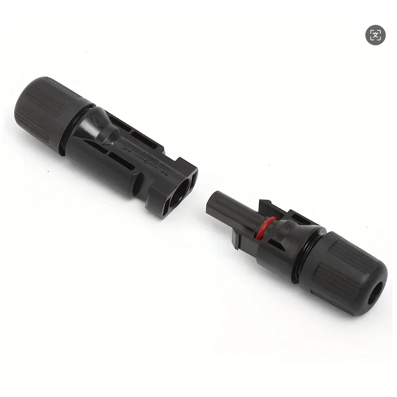 20PCS MC4 Photovoltaic Connectors,Solar Cable Connectors, IP67 Waterproof Adapters, PPO Material