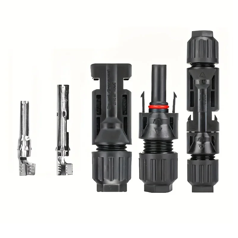 20PCS MC4 Photovoltaic Connectors,Solar Cable Connectors, IP67 Waterproof Adapters, PPO Material