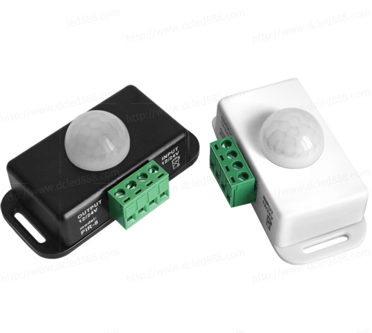 DC 12V 24V 8A Automatic Adjustable PIR Motion Sensor Switch IR Infrared Detector Light Switch Module for LED Strip Light Lamp