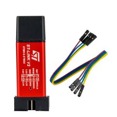ST LINK Stlink ST-Link V2 Mini STM8 STM32 Simulator Download Programmer Programming With Cover DuPont Cable ST Link V2
