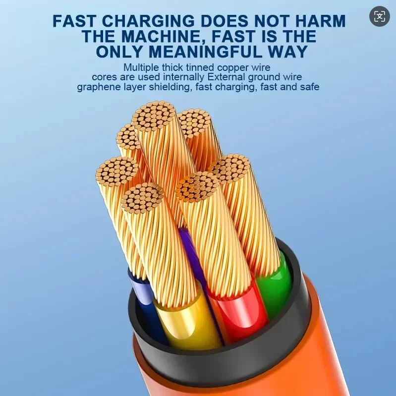 120W 7A Fast Charge USB Type C Cable 180 Degree Rotation Elbow Cable for Game for Xiaomi Redmi Honor Phone Charger USB C Cable