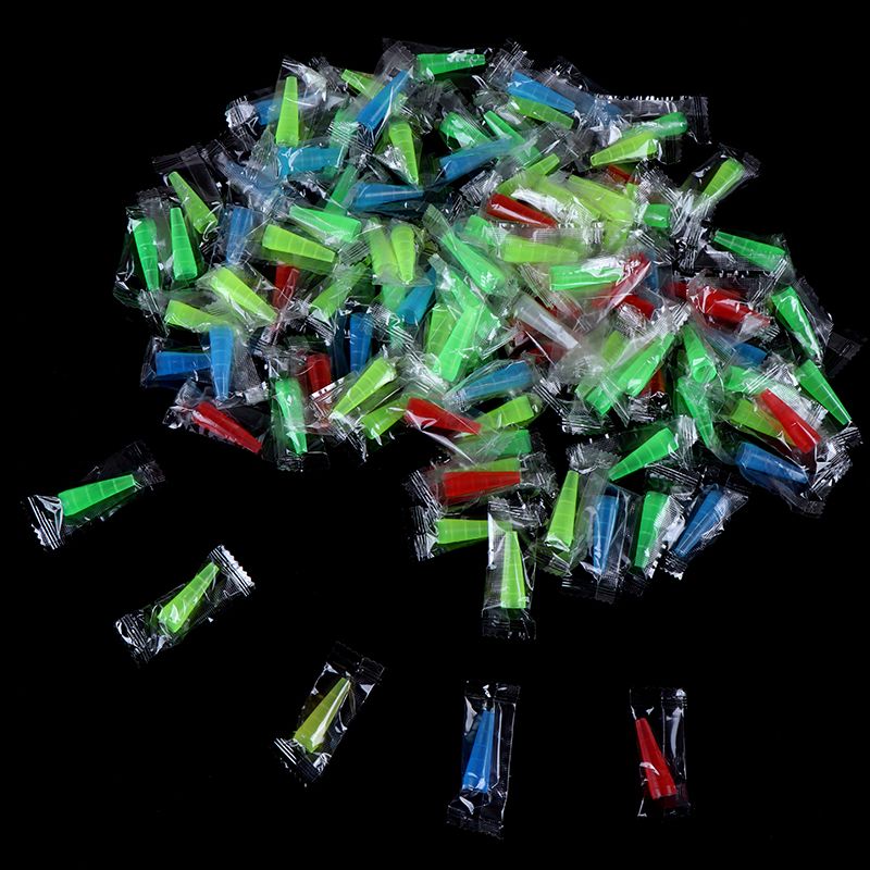 100pcs/Pack Colorful Disposable Drip Tip Shisha Mouthpiece Hookah/Water Pipe/Sheesha/Chicha/Narguile Hose Mouth Tip Accessories