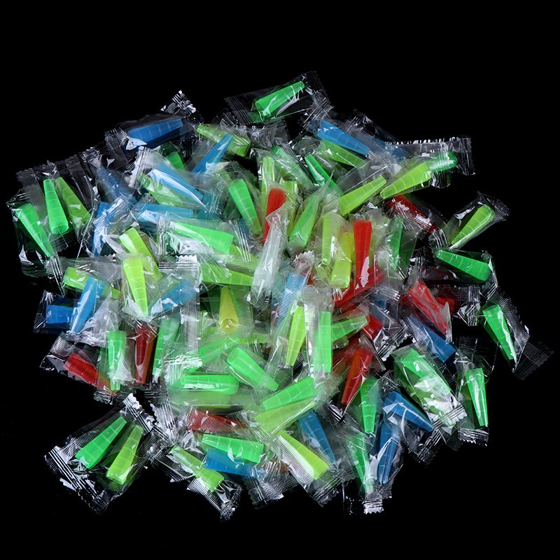 100pcs/Pack Colorful Disposable Drip Tip Shisha Mouthpiece Hookah/Water Pipe/Sheesha/Chicha/Narguile Hose Mouth Tip Accessories