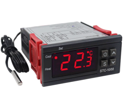 Digital Temperature Controller Thermostat Thermoregulator incubator Relay LED 10A Heating Cooling STC 1000 STC1000 12v 24v