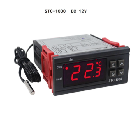 Digital Temperature Controller Thermostat Thermoregulator incubator Relay LED 10A Heating Cooling STC 1000 STC1000 12v 24v