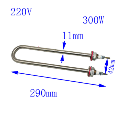 1pcs Incubator Humidification Tube 200W/300W/400W Metal Material Household Incubator Accessories Poultry Breeding
