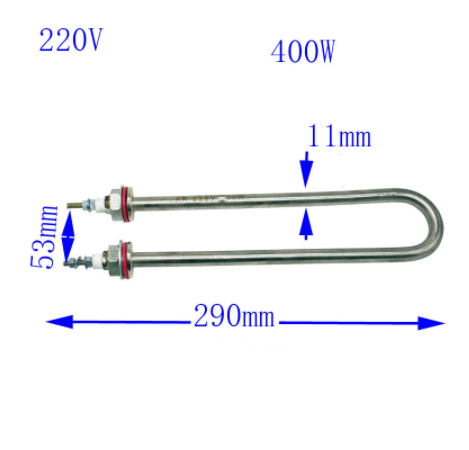 1pcs Incubator Humidification Tube 200W/300W/400W Metal Material Household Incubator Accessories Poultry Breeding