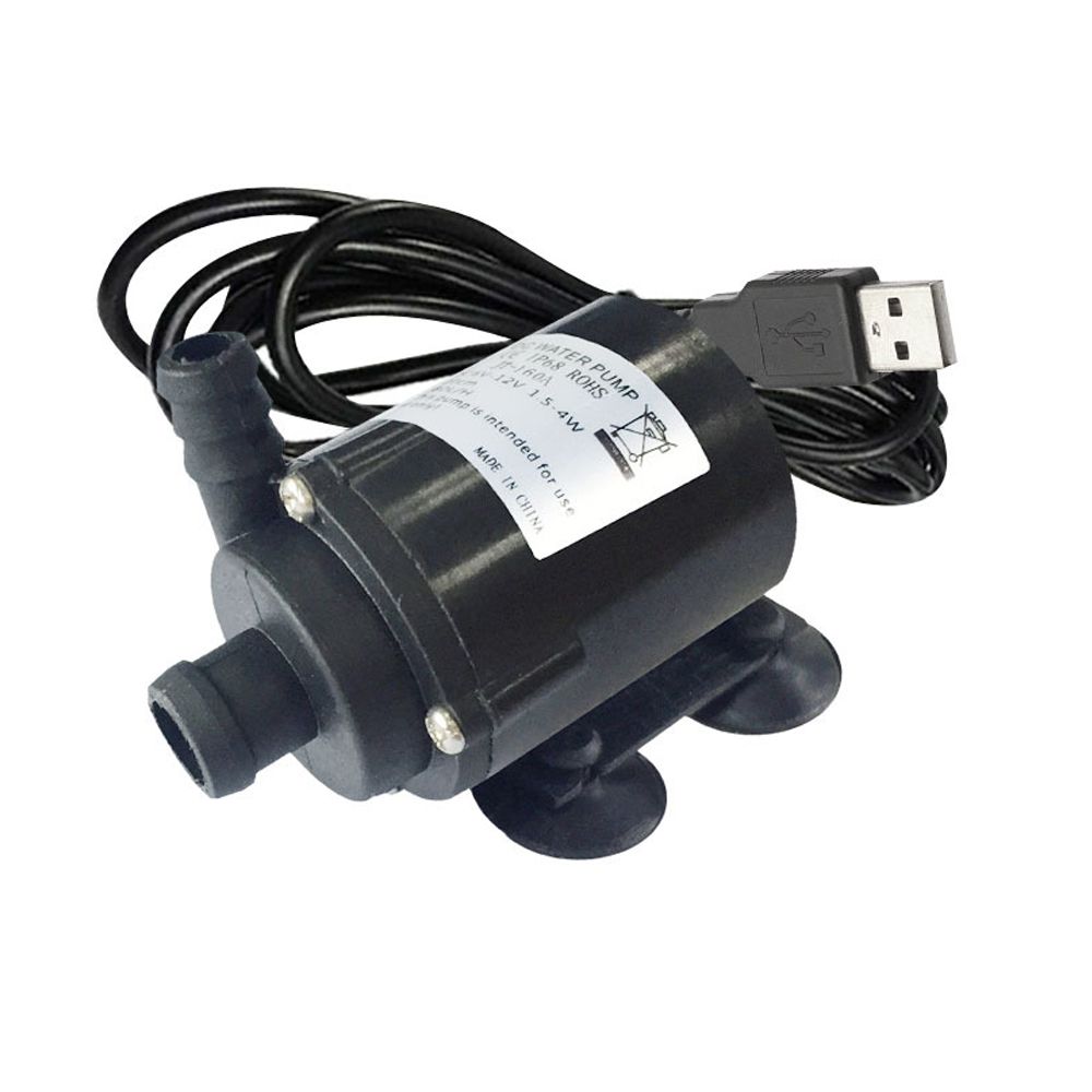 JT-160A DC 5V~12V 240L/H Micro Aquarium Submersible Mini Water Pump For Fish Tank Max Lift 120l/h