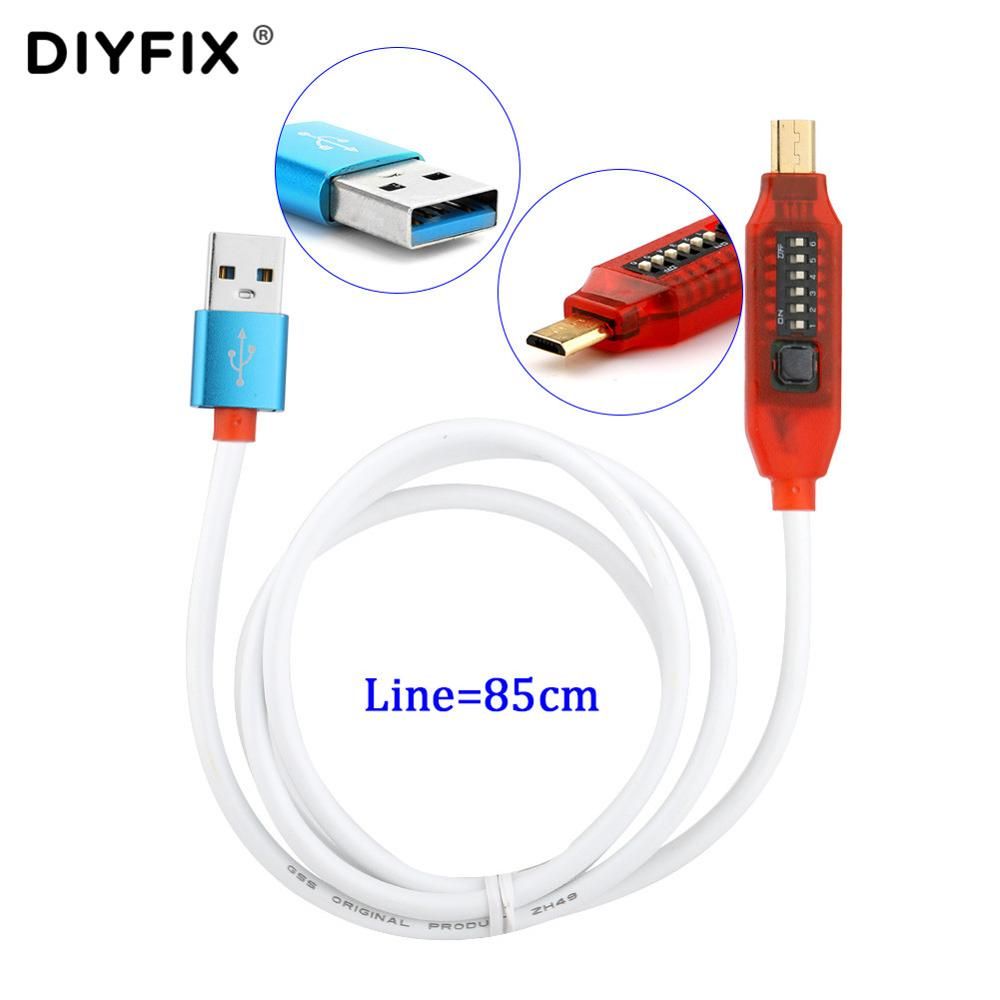 Micro USB RJ45 All in 1 Boot Cable for Qualcomm EDL/DFC/9008 Mode Support Fast Charge MTK/SPD Box Octopus Box Dongle USB Adapter